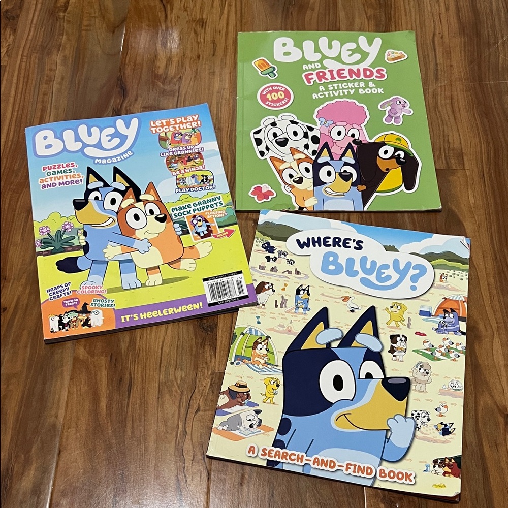 Bluey Kids Activity and Sticker Book Set